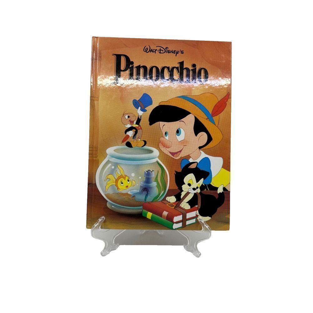 Walt Disney Classic Pinocchio Book-Hardcover, Twin Books 1992 Printed in Italy
